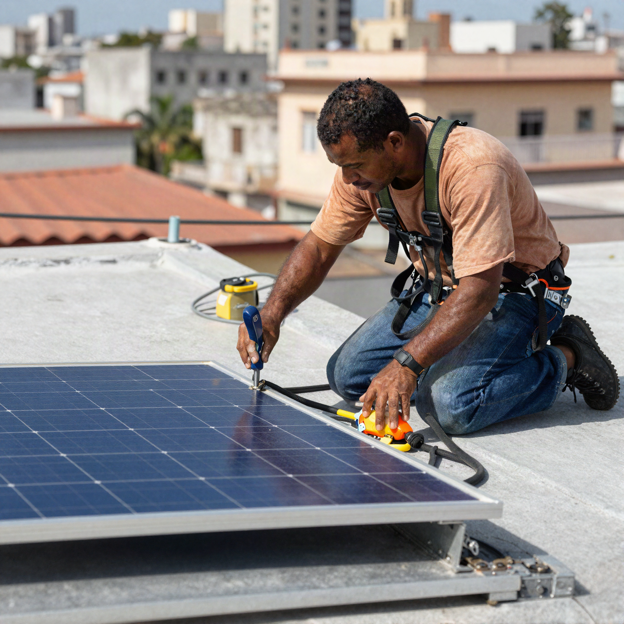 Instalación solar residencial